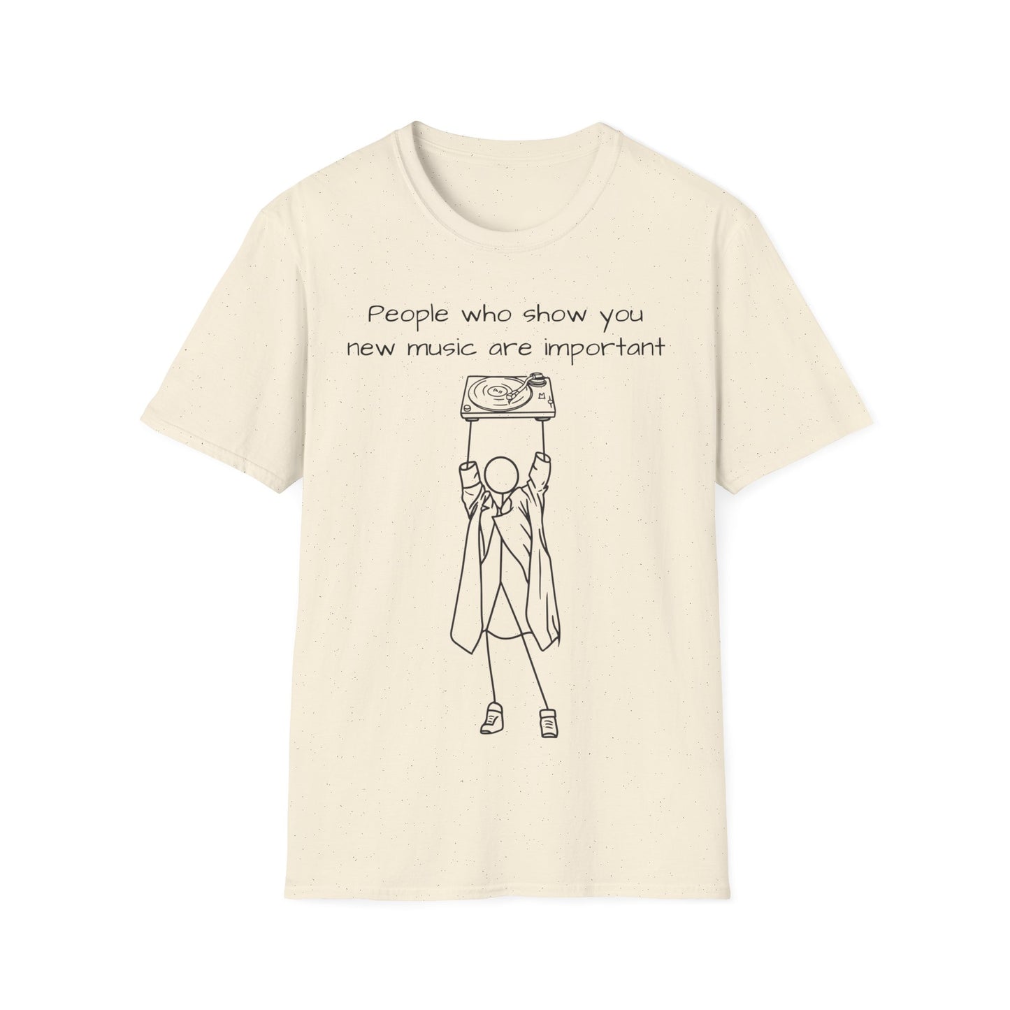A Vinyl Record T-Shirt New Music Is Important Lloyd Dobbler Say Anything Stickman