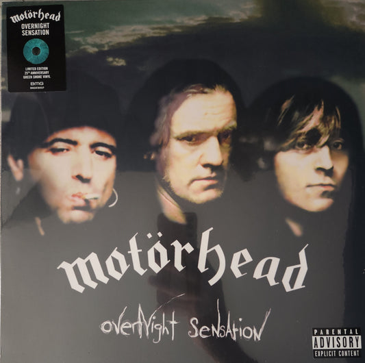 Motorhead - Overnight Sensation Vinyl - 25th Anniversary Green Smoke Limited Edition