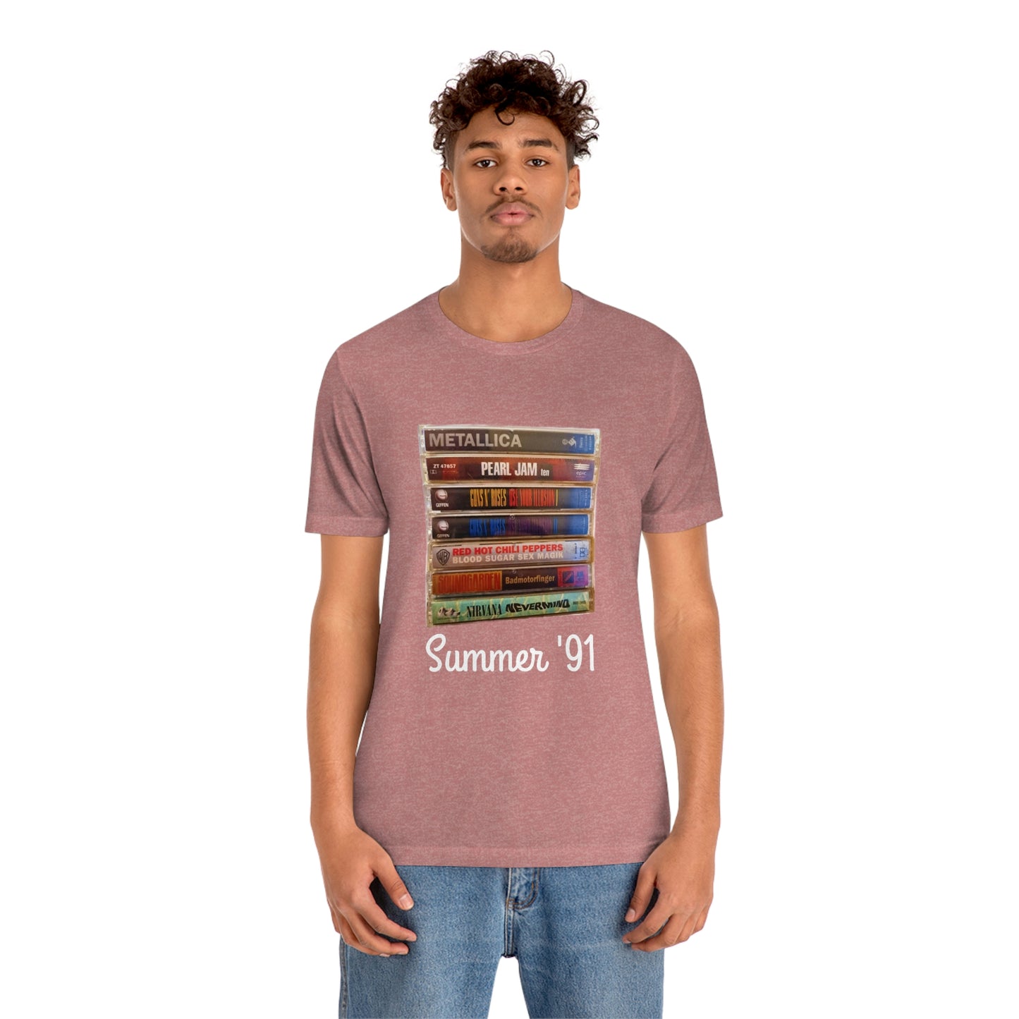 Summer '91 Cassette T-Shirt Rock Metal Grunge Retro