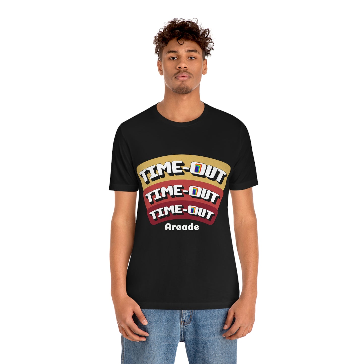 Time-Out Mall Arcade Retro 70's 80's 90's Gaming Teen Hangout T-Shirt