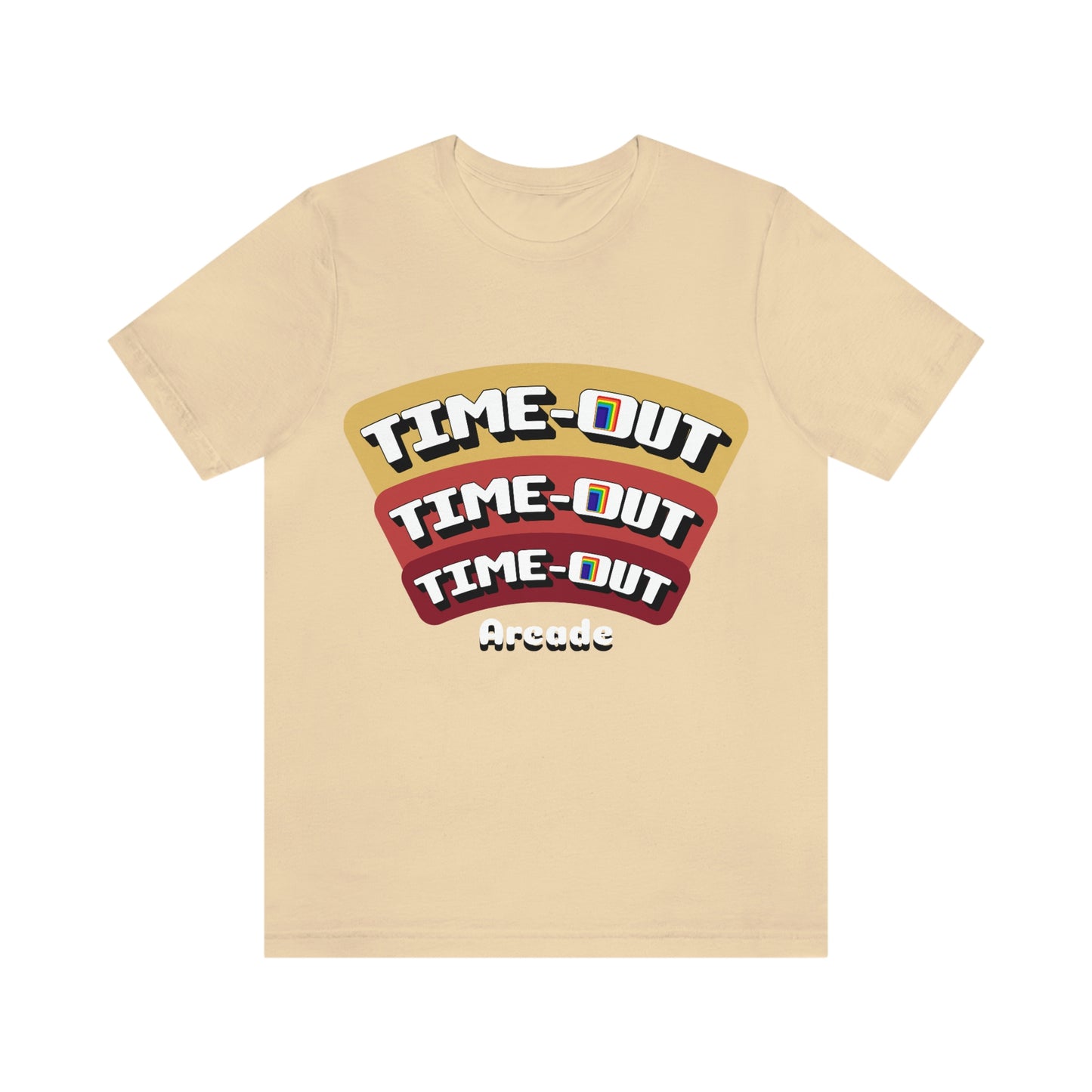 Time-Out Mall Arcade Retro 70's 80's 90's Gaming Teen Hangout T-Shirt